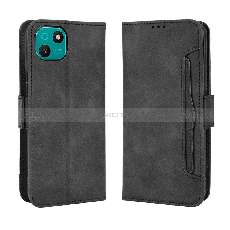 Funda de Cuero Cartera con Soporte Carcasa BY3 para Wiko T10