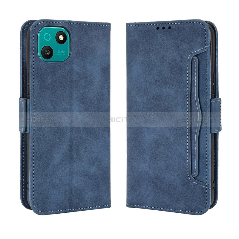 Funda de Cuero Cartera con Soporte Carcasa BY3 para Wiko T10