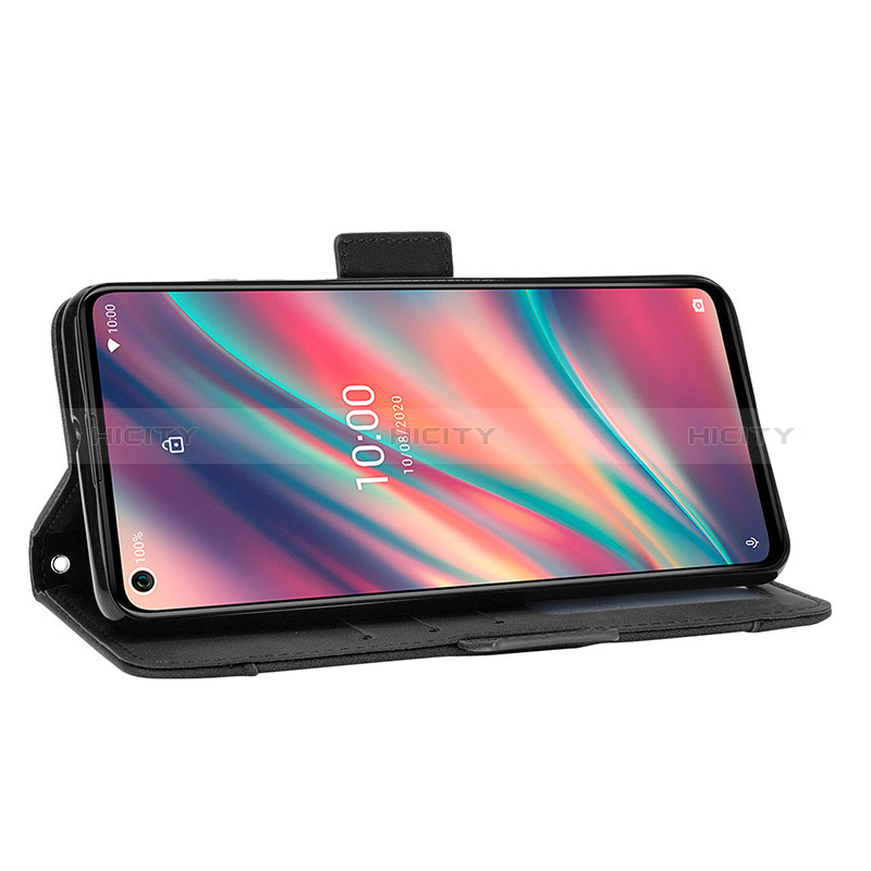 Funda de Cuero Cartera con Soporte Carcasa BY3 para Wiko View5