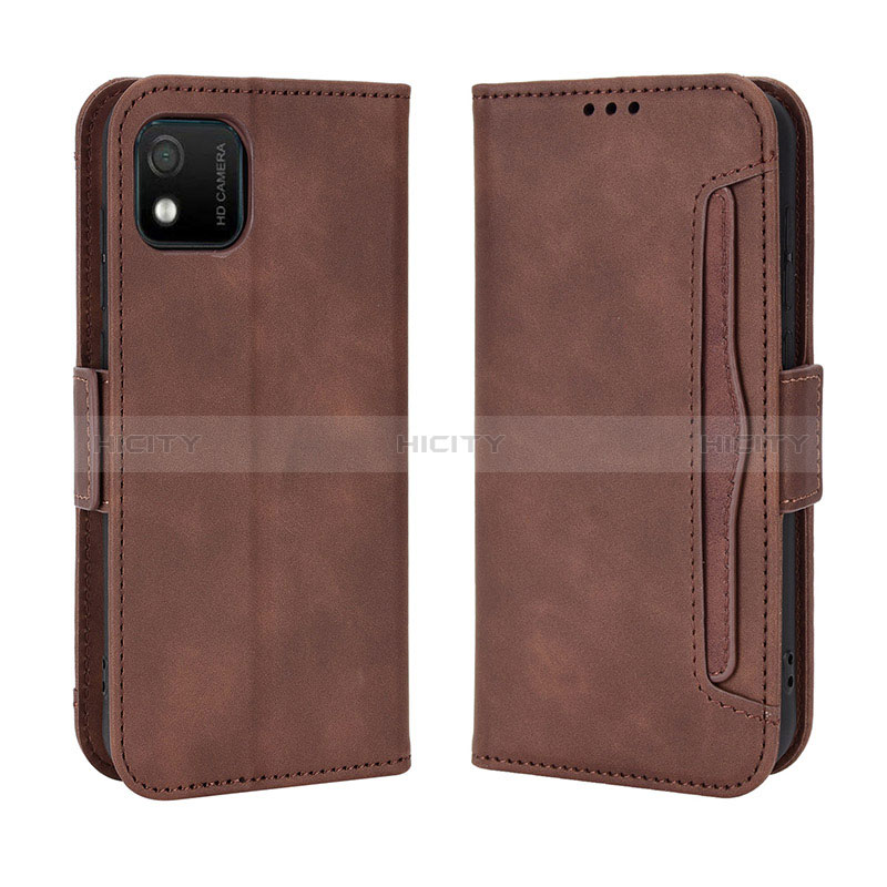 Funda de Cuero Cartera con Soporte Carcasa BY3 para Wiko Y52