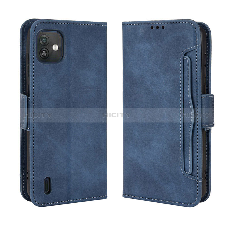 Funda de Cuero Cartera con Soporte Carcasa BY3 para Wiko Y82