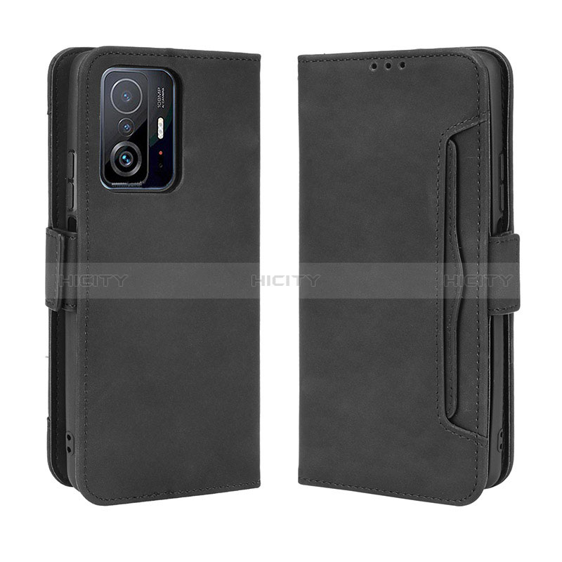 Funda de Cuero Cartera con Soporte Carcasa BY3 para Xiaomi Mi 11T 5G Negro