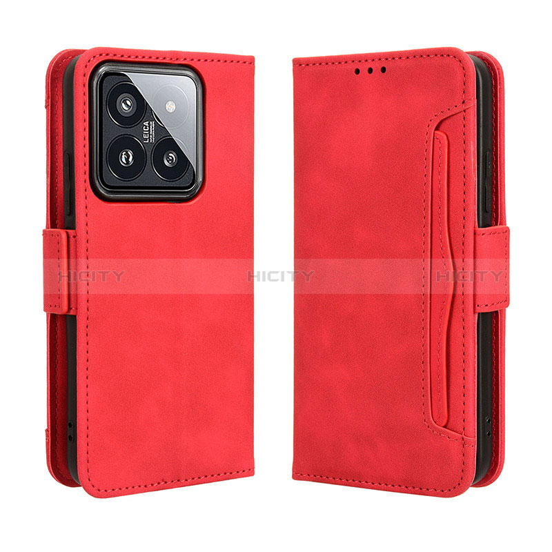 Funda de Cuero Cartera con Soporte Carcasa BY3 para Xiaomi Mi 14 5G