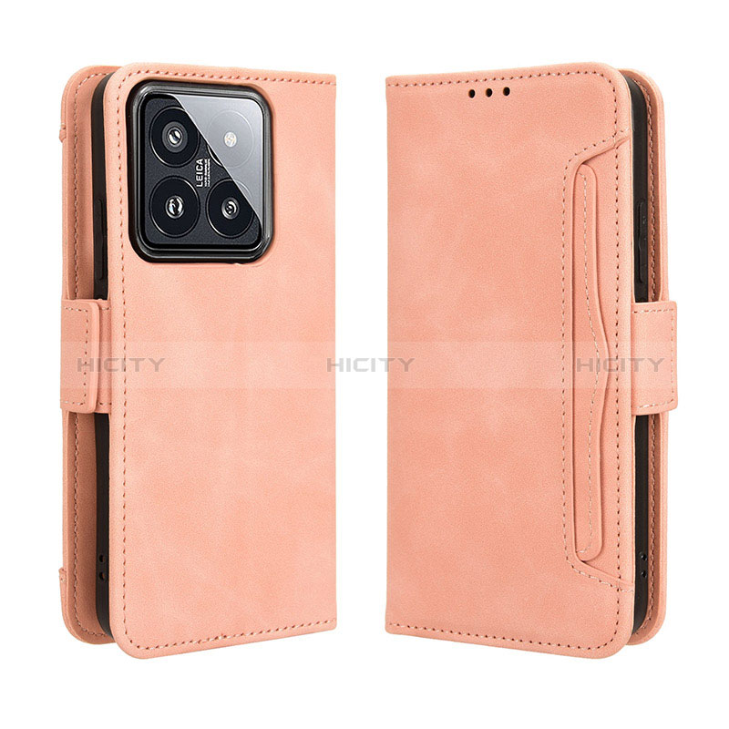 Funda de Cuero Cartera con Soporte Carcasa BY3 para Xiaomi Mi 14 5G