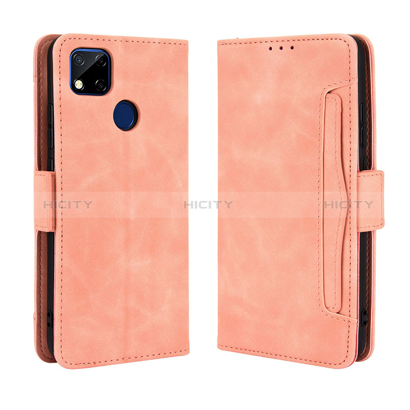 Funda de Cuero Cartera con Soporte Carcasa BY3 para Xiaomi POCO C31 Rosa