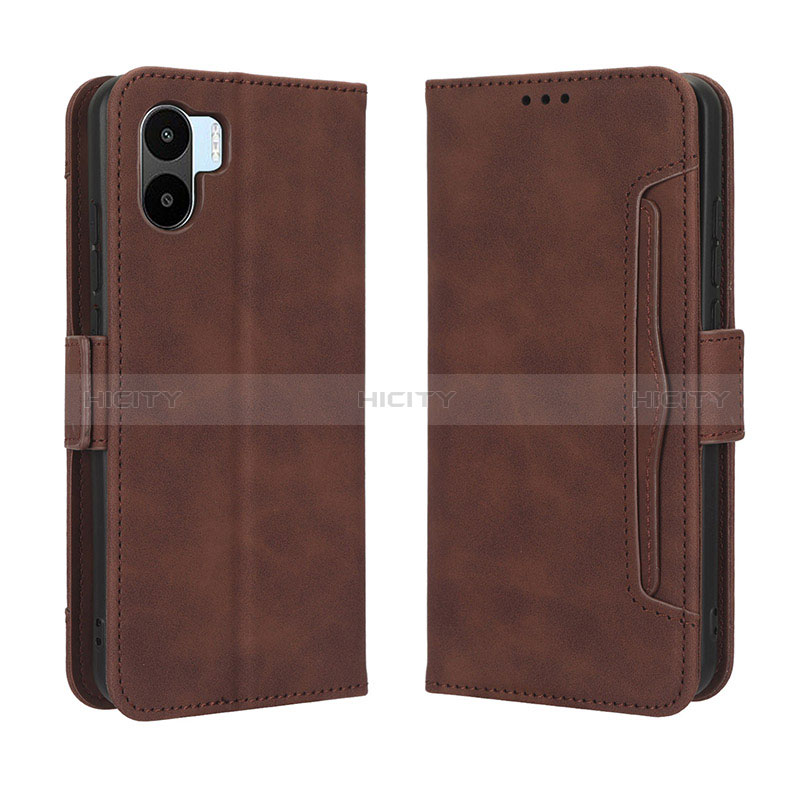 Funda de Cuero Cartera con Soporte Carcasa BY3 para Xiaomi Poco C50 Marron