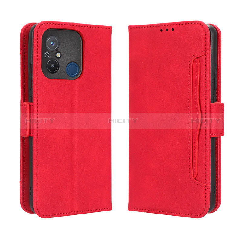 Funda de Cuero Cartera con Soporte Carcasa BY3 para Xiaomi Poco C55