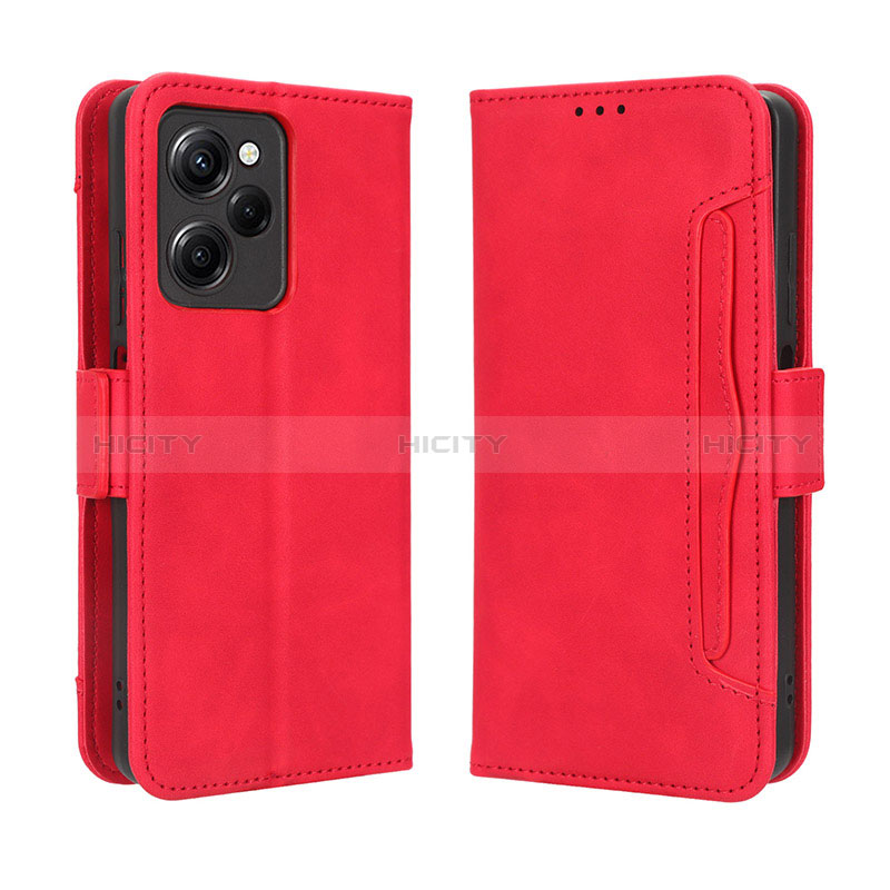 Funda de Cuero Cartera con Soporte Carcasa BY3 para Xiaomi Poco X5 Pro 5G