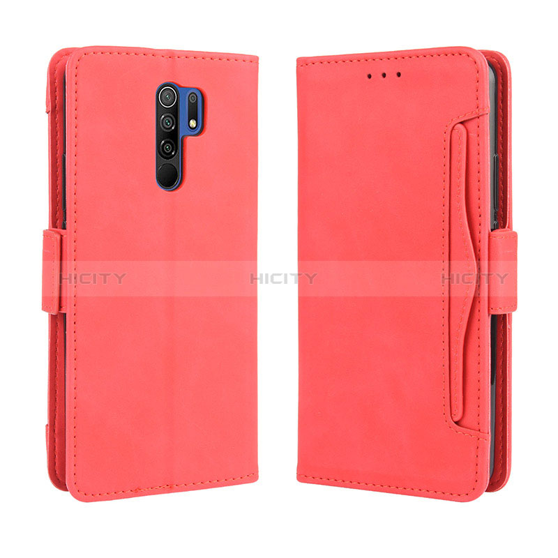 Funda de Cuero Cartera con Soporte Carcasa BY3 para Xiaomi Redmi 9