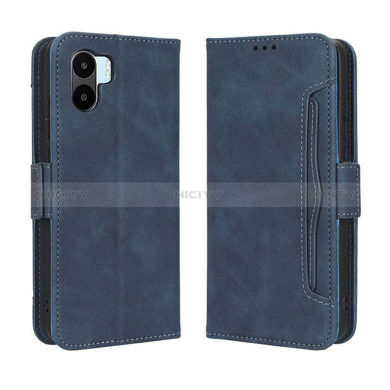 Funda de Cuero Cartera con Soporte Carcasa BY3 para Xiaomi Redmi A1 Azul