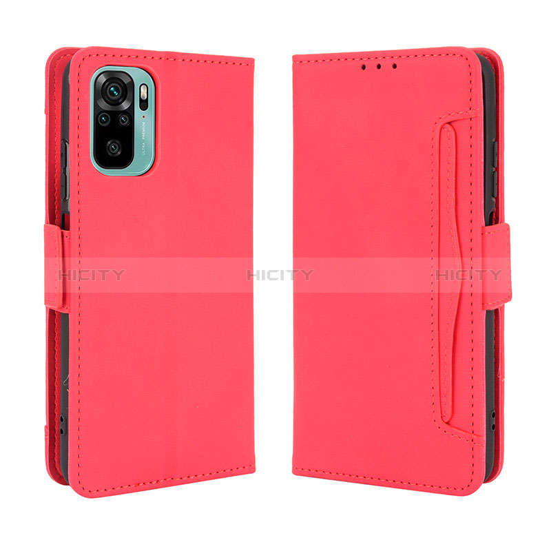 Funda de Cuero Cartera con Soporte Carcasa BY3 para Xiaomi Redmi Note 10 4G