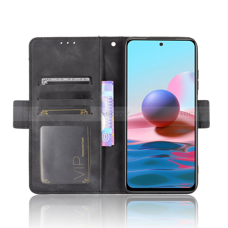 Funda de Cuero Cartera con Soporte Carcasa BY3 para Xiaomi Redmi Note 10 4G