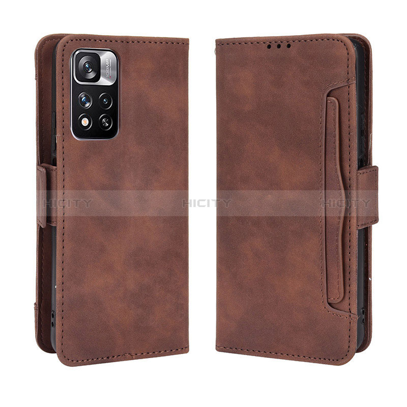 Funda de Cuero Cartera con Soporte Carcasa BY3 para Xiaomi Redmi Note 11 Pro+ Plus 5G