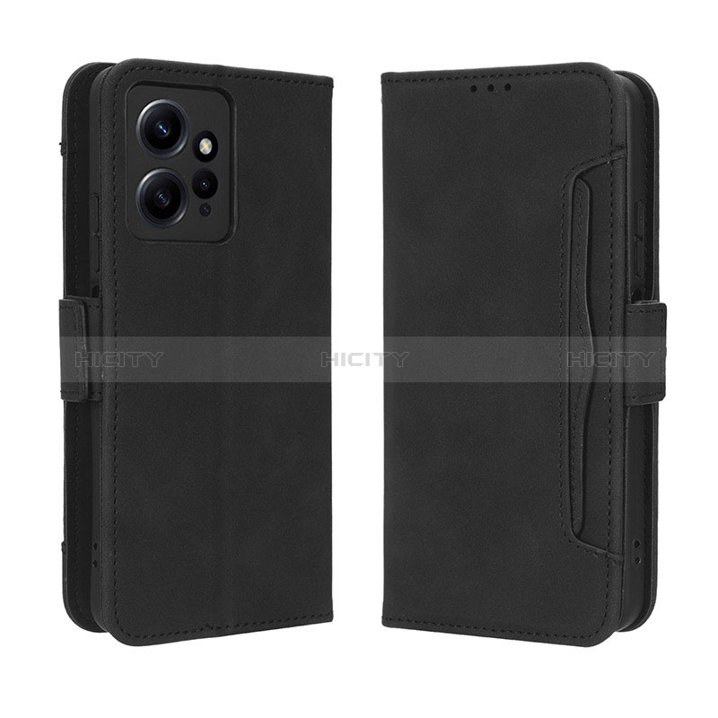 Funda de Cuero Cartera con Soporte Carcasa BY3 para Xiaomi Redmi Note 12 4G Negro