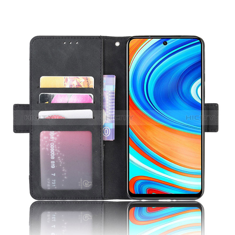 Funda de Cuero Cartera con Soporte Carcasa BY3 para Xiaomi Redmi Note 9 Pro Max