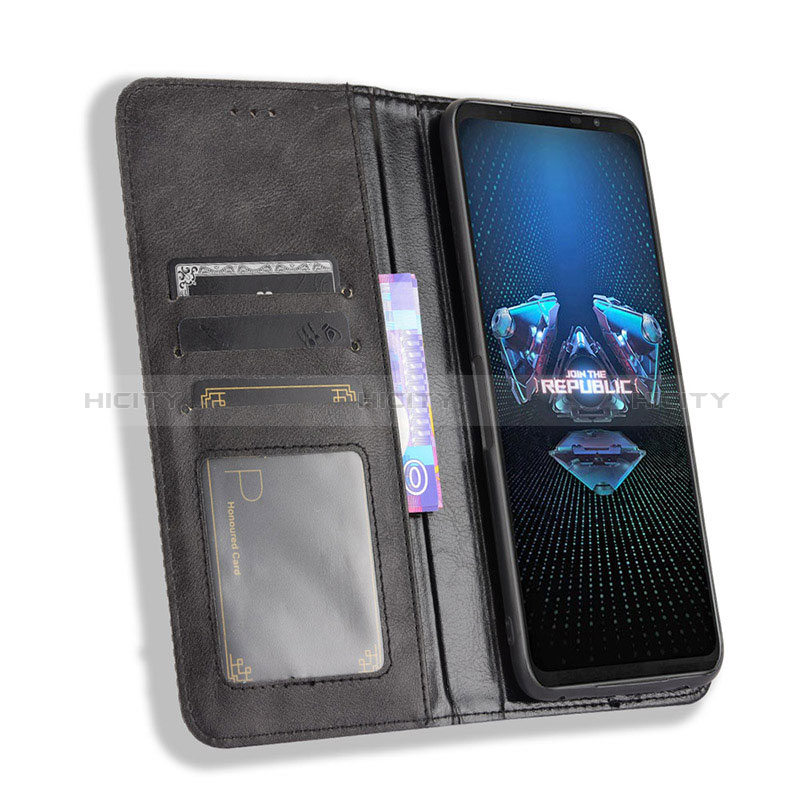 Funda de Cuero Cartera con Soporte Carcasa BY4 para Asus ROG Phone 5 Ultimate