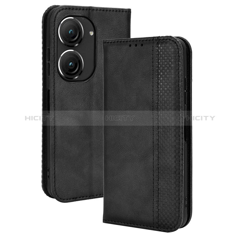 Funda de Cuero Cartera con Soporte Carcasa BY4 para Asus ZenFone 10