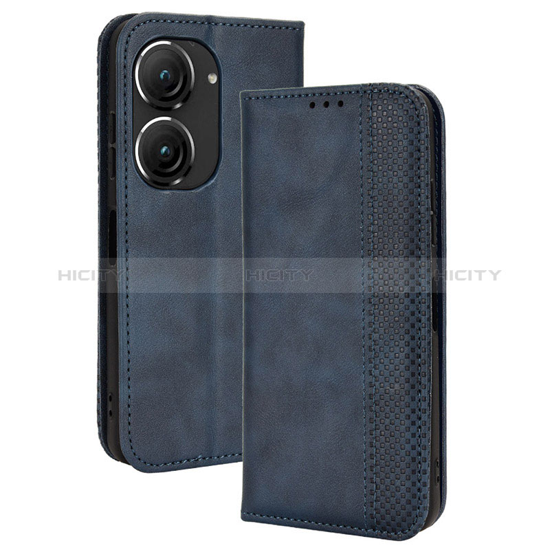 Funda de Cuero Cartera con Soporte Carcasa BY4 para Asus ZenFone 10