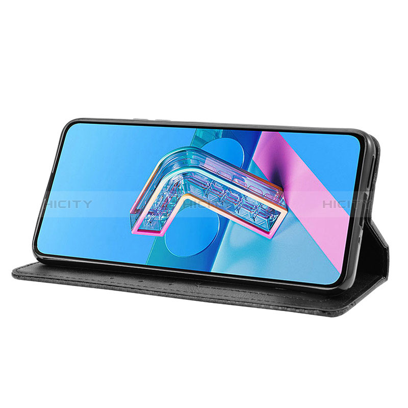 Funda de Cuero Cartera con Soporte Carcasa BY4 para Asus ZenFone 8 Flip ZS672KS