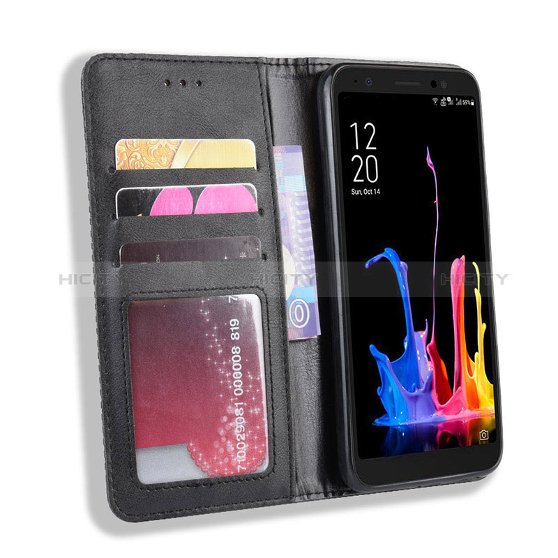 Funda de Cuero Cartera con Soporte Carcasa BY4 para Asus ZenFone Live L2 ZA550KL