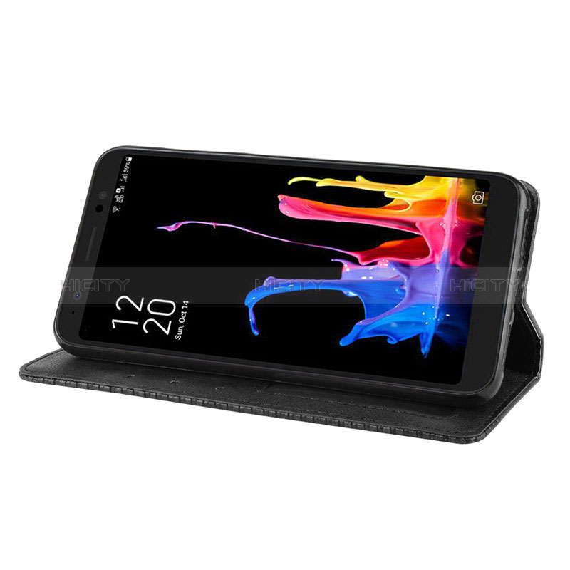 Funda de Cuero Cartera con Soporte Carcasa BY4 para Asus ZenFone Live L2 ZA550KL