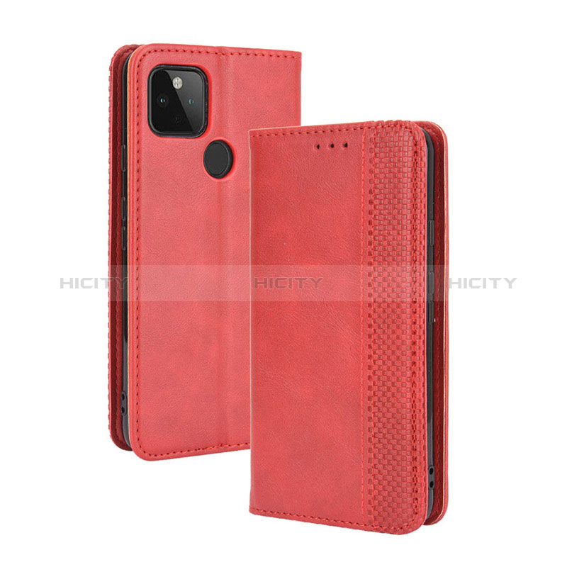 Funda de Cuero Cartera con Soporte Carcasa BY4 para Google Pixel 4a 5G