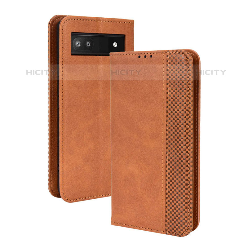 Funda de Cuero Cartera con Soporte Carcasa BY4 para Google Pixel 6a 5G