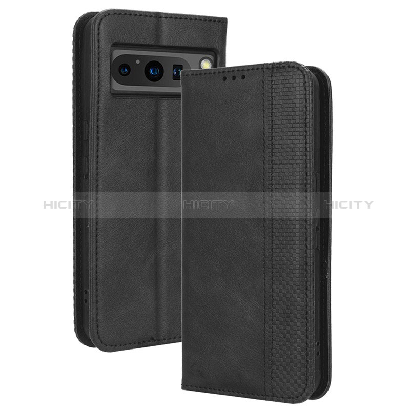 Funda de Cuero Cartera con Soporte Carcasa BY4 para Google Pixel 8 Pro 5G Negro