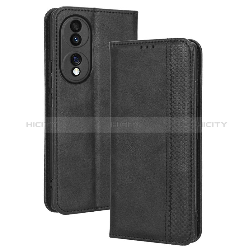 Funda de Cuero Cartera con Soporte Carcasa BY4 para Huawei Honor 70 5G