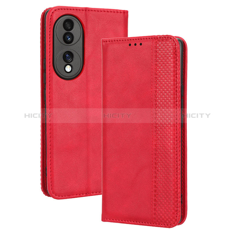 Funda de Cuero Cartera con Soporte Carcasa BY4 para Huawei Honor 70 5G