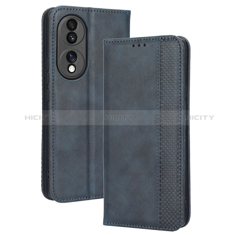 Funda de Cuero Cartera con Soporte Carcasa BY4 para Huawei Honor 70 5G