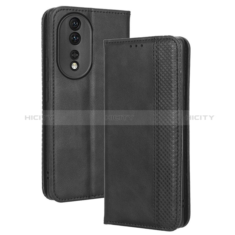 Funda de Cuero Cartera con Soporte Carcasa BY4 para Huawei Honor 80 5G