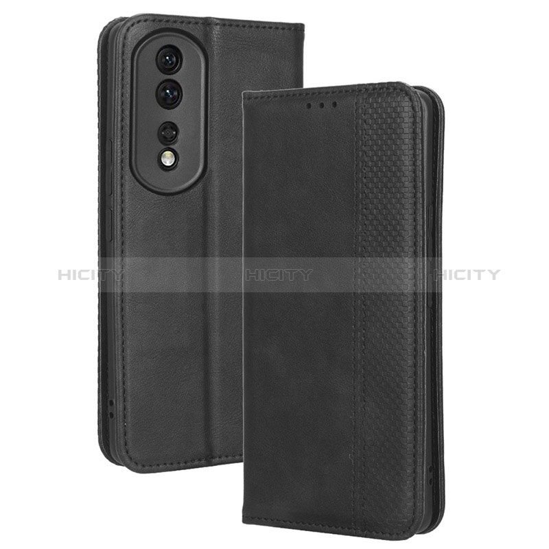 Funda de Cuero Cartera con Soporte Carcasa BY4 para Huawei Honor 80 Pro 5G