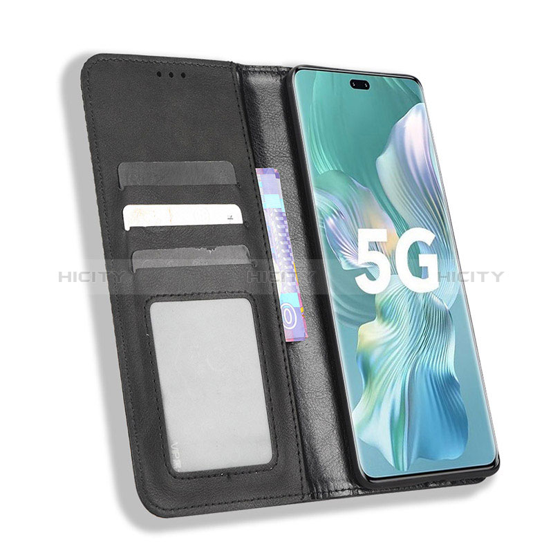 Funda de Cuero Cartera con Soporte Carcasa BY4 para Huawei Honor 80 Pro 5G