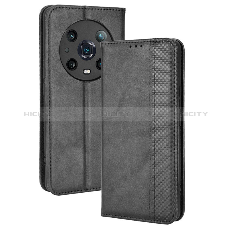 Funda de Cuero Cartera con Soporte Carcasa BY4 para Huawei Honor Magic4 Pro 5G