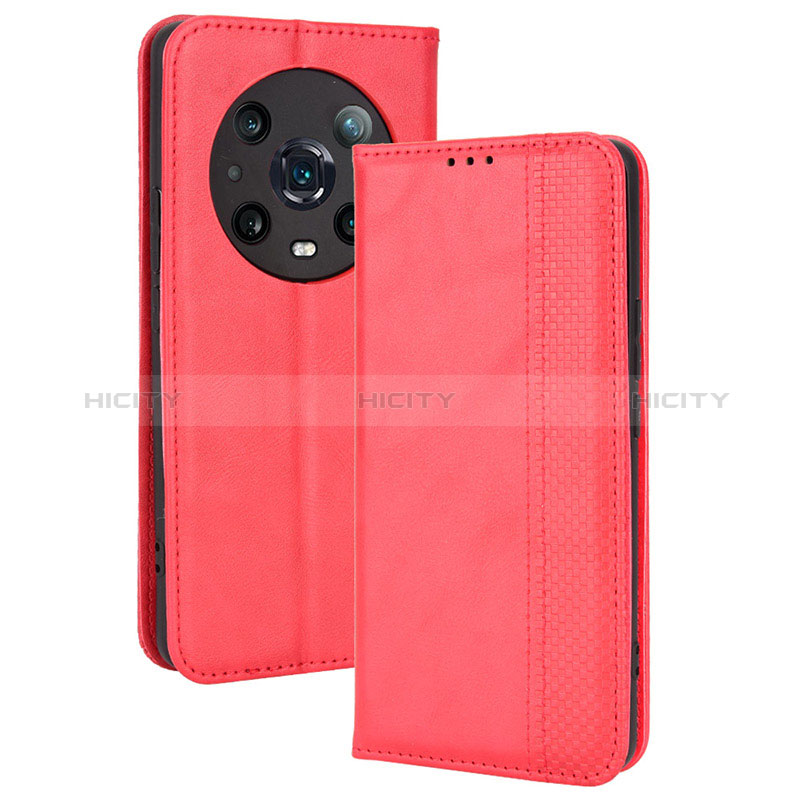 Funda de Cuero Cartera con Soporte Carcasa BY4 para Huawei Honor Magic4 Pro 5G