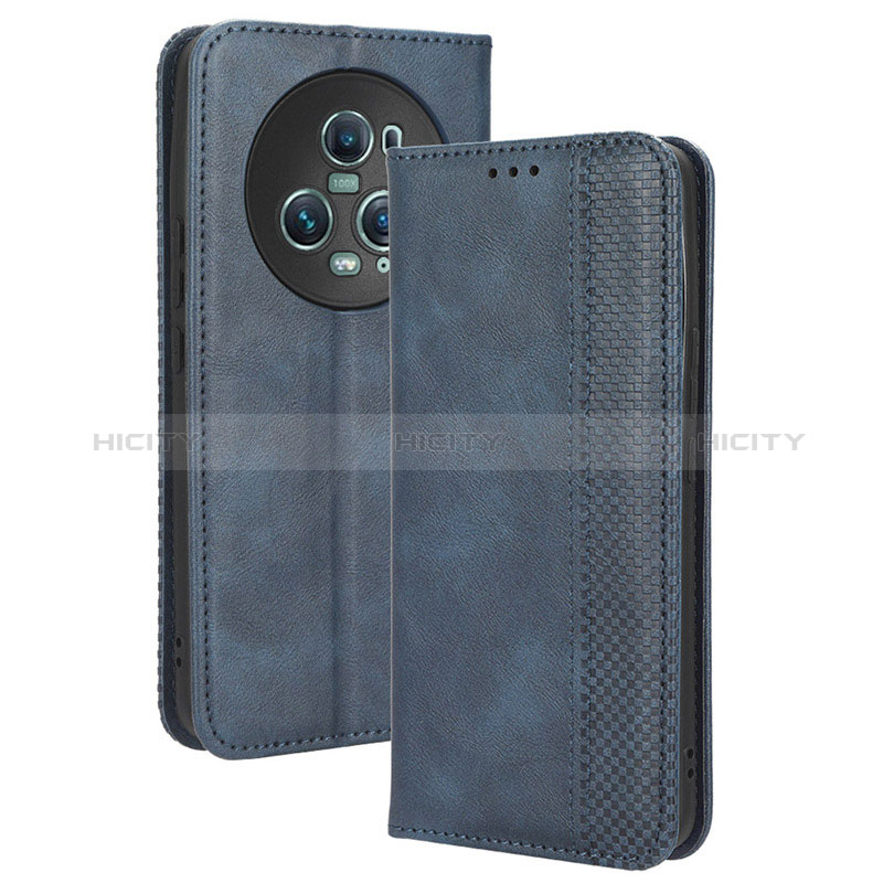 Funda de Cuero Cartera con Soporte Carcasa BY4 para Huawei Honor Magic5 Pro 5G