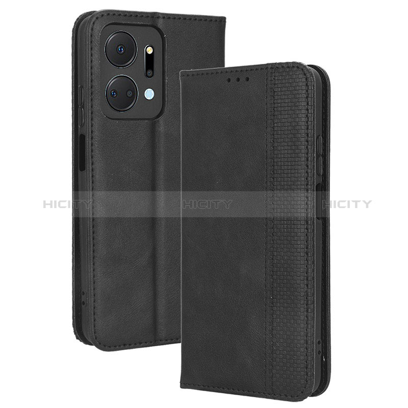 Funda de Cuero Cartera con Soporte Carcasa BY4 para Huawei Honor X7a