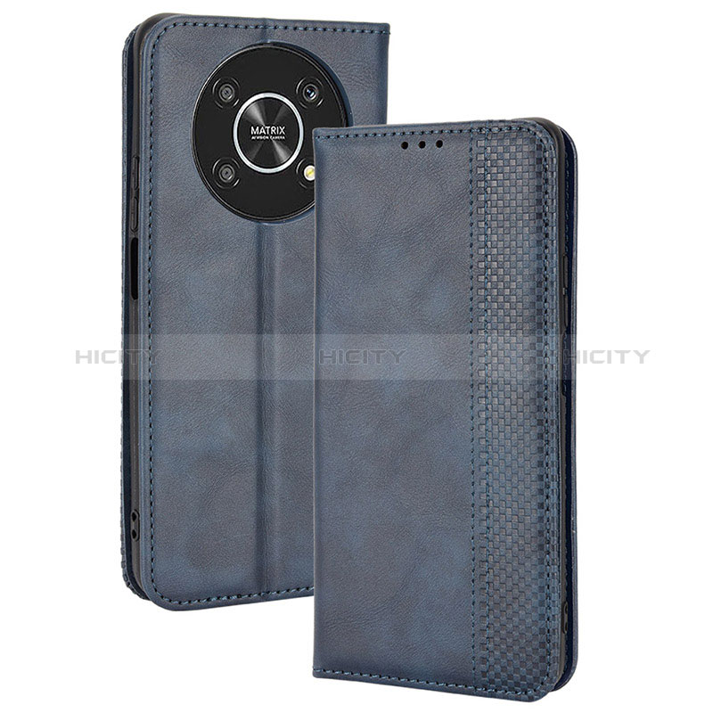 Funda de Cuero Cartera con Soporte Carcasa BY4 para Huawei Honor X9 5G