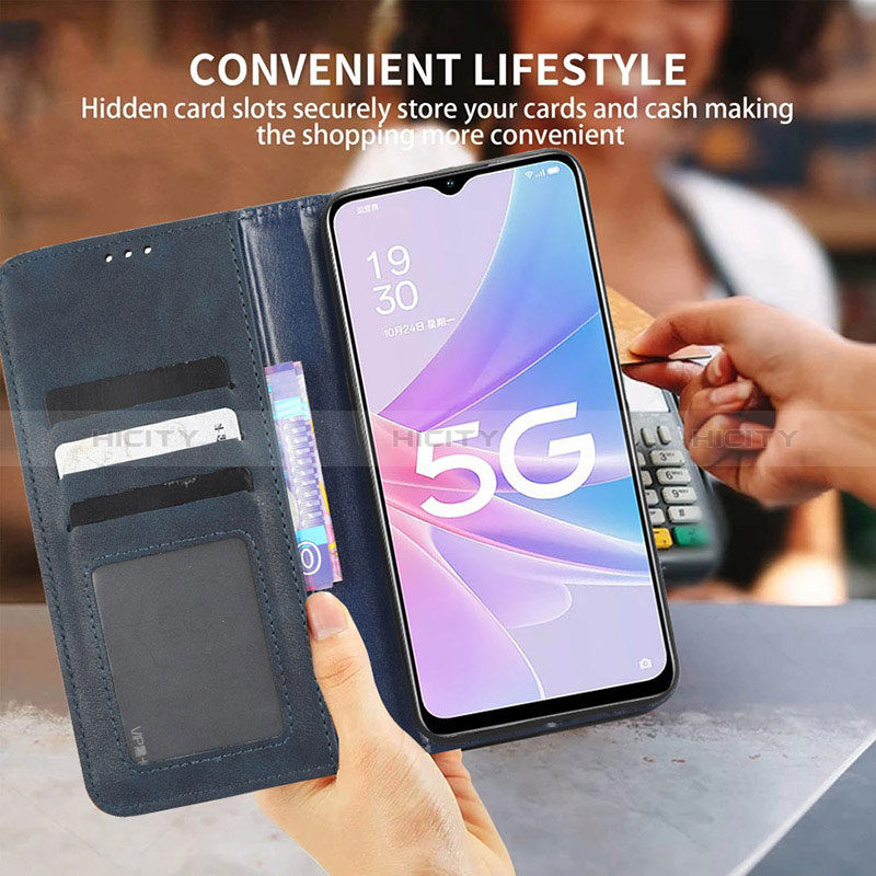 Funda de Cuero Cartera con Soporte Carcasa BY4 para Huawei Honor X9a 5G