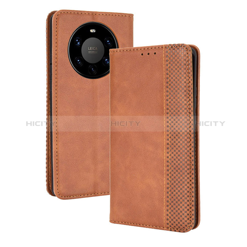 Funda de Cuero Cartera con Soporte Carcasa BY4 para Huawei Mate 40 Pro+ Plus