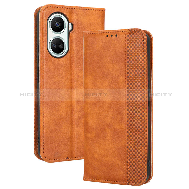 Funda de Cuero Cartera con Soporte Carcasa BY4 para Huawei Nova 10 SE