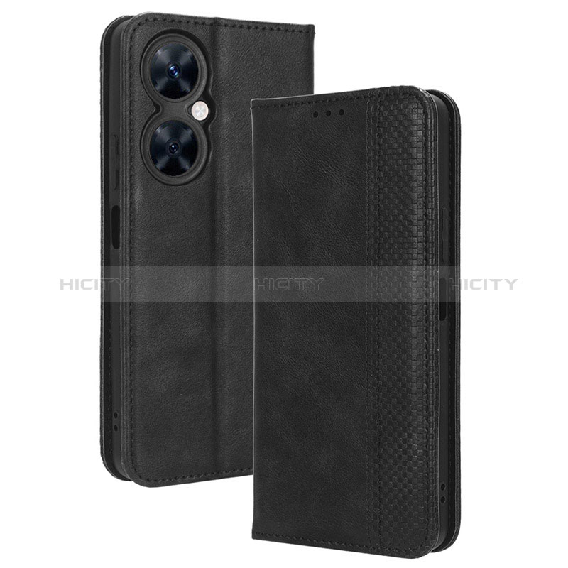 Funda de Cuero Cartera con Soporte Carcasa BY4 para Huawei Nova 11i Negro