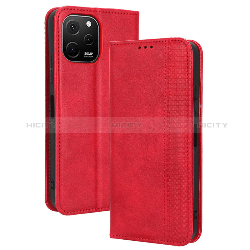 Funda de Cuero Cartera con Soporte Carcasa BY4 para Huawei Nova Y61