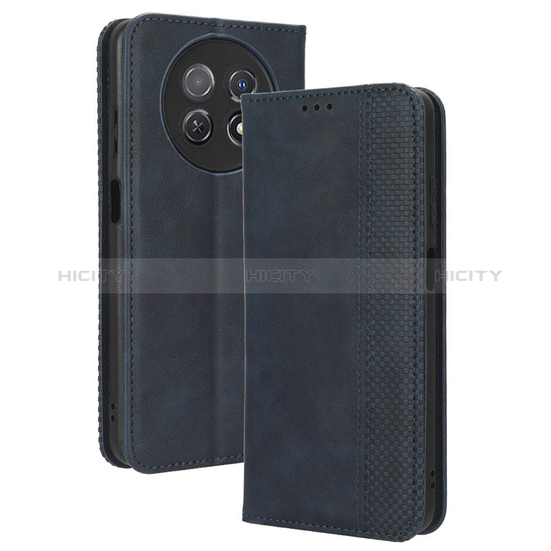 Funda de Cuero Cartera con Soporte Carcasa BY4 para Huawei Nova Y91