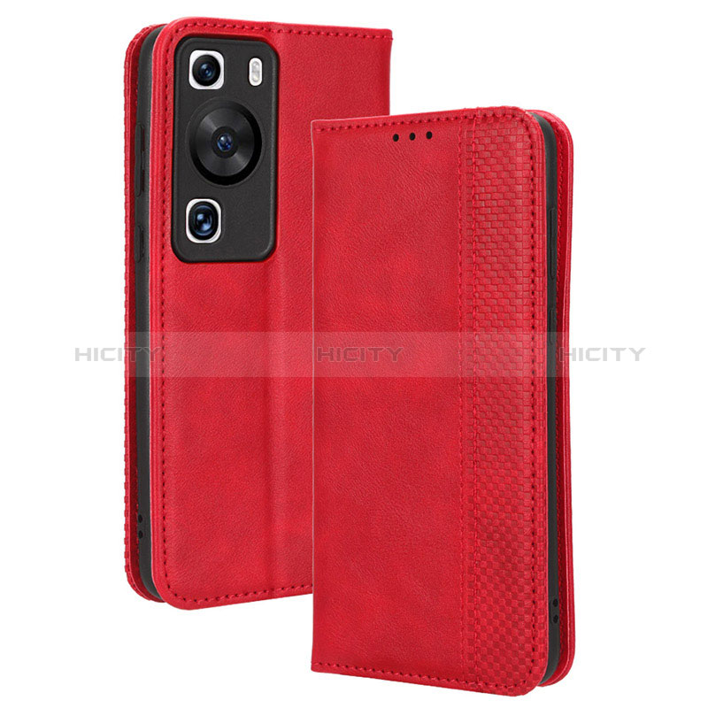 Funda de Cuero Cartera con Soporte Carcasa BY4 para Huawei P60