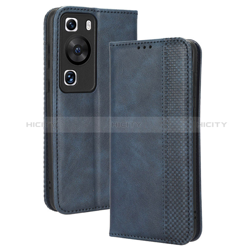 Funda de Cuero Cartera con Soporte Carcasa BY4 para Huawei P60