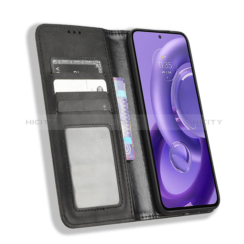 Funda de Cuero Cartera con Soporte Carcasa BY4 para Motorola Moto Edge 30 Lite 5G