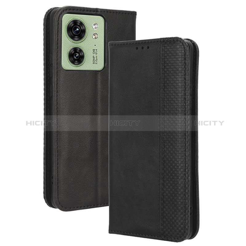 Funda de Cuero Cartera con Soporte Carcasa BY4 para Motorola Moto Edge 40 5G