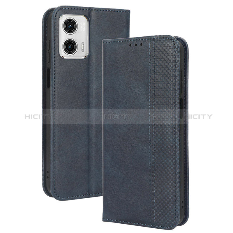 Funda de Cuero Cartera con Soporte Carcasa BY4 para Motorola Moto G53 5G